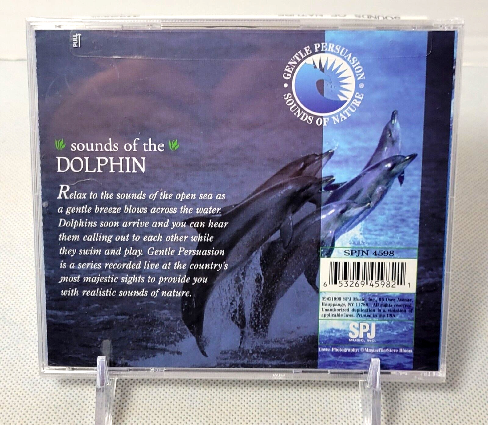 Gentle Sounds to Soothe Mind, Body, and Soul Sounds of the DOLPHIN CD (New)