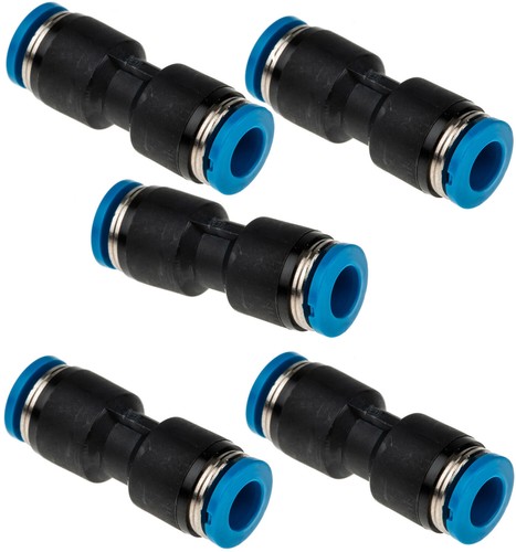 10 Pcs 5mm Male Thread 4mm Push In Joint Pneumatic Connector Quick Fittings - Foto 7
