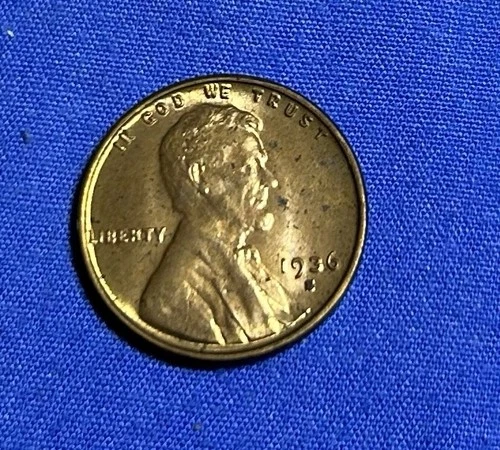 1936-S  Choice Uncirculated BU Red RD - Lincoln Wheat Cent