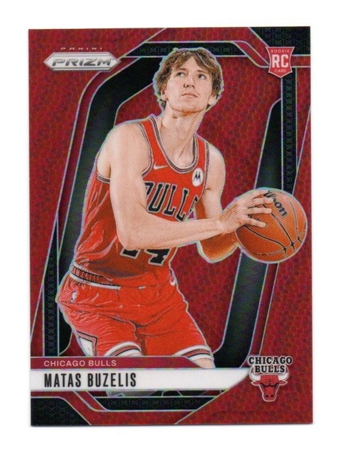 2024-25 Panini Prizm BASKETBALL PRIZMS Matas Buzelis #/225 RC - CHICAGO BULLS