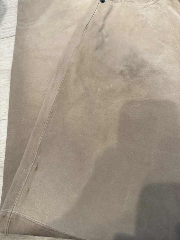 Pantalones de cuero genuino vintage para mujer para Joseph 10 Foto 4 de 4