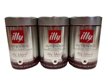 3 PACK iLLY Ground Coffee Bold Roast Espresso Intenso BB 06/2027 8.8 OZ