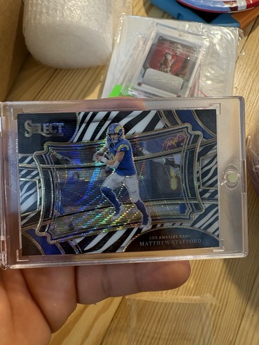 2023 Panini Select - Field Level Matthew Stafford #356 Zebra Prizm