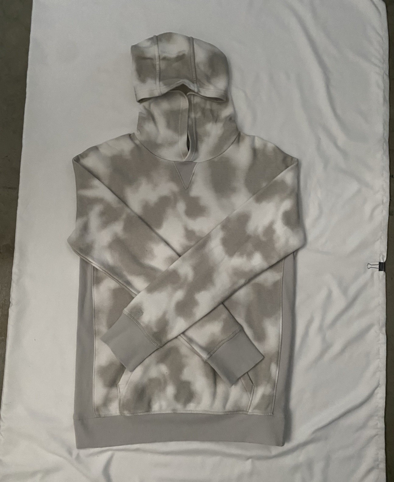 All in Motion Boys XL (16) Gray/White Tie-Dye Pullover Hoodie Long Sleeve