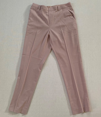 Uniqlo Womans Light Pink EZY Tucked Ankle Length Pants Size M