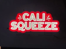 🌟NIB Cali Squeeze Firestone Walker LED Craft Beer Bar Sign Light