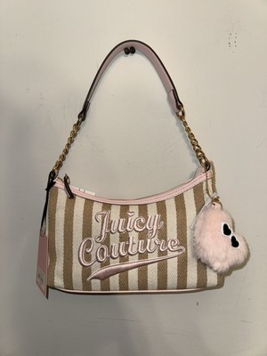 Juicy Couture Free To Be Juicy Shoulder Bag Sandstone Stripe #9 | eBay