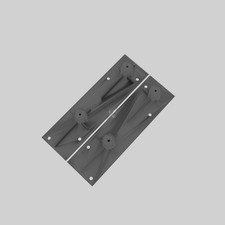 Hard Drive Bracket for 2.5 3.5 5.25 Bay SSD HDD Mount PC Case Black PETG Print