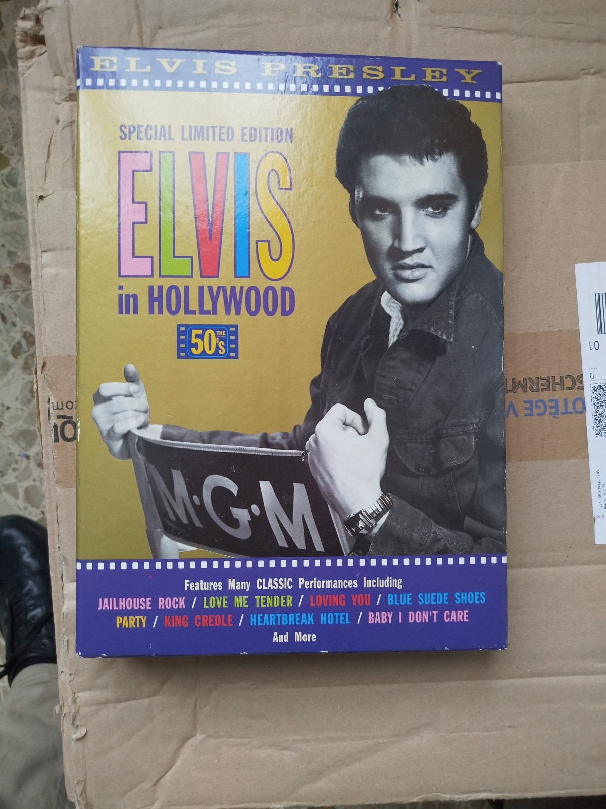Elvis In Hollywood The 50's Special Limited Edition CD + Video Tape + Photos...