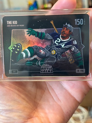 2026 Bo Jackson Battle Arena THE KID Ken Griffey Jr #P-7 Release Day Promo Steel