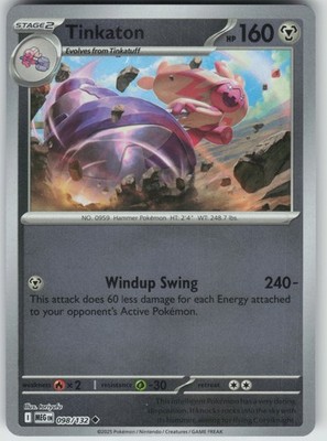 Tinkaton 098/132 (Reverse Holo) ME01: Mega Evolution
