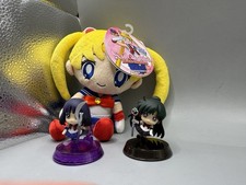 Set Of 3  Bandai  Sailor Moon  Mini Plush  2 Figurines