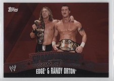 2010 Topps WWE Championship Material Edge & Randy Orton #C39 1z6
