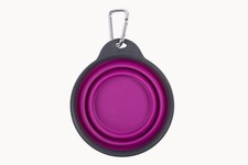 Dexas International PW2004322405 Pet Dish One Collapsible Travel Cup Fuchsia
