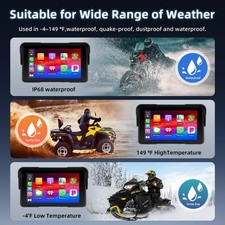 Schermo CarPlay per Moto con Senza Fili CarPlay e Android Auto 5 Pollici - Miniatura 4