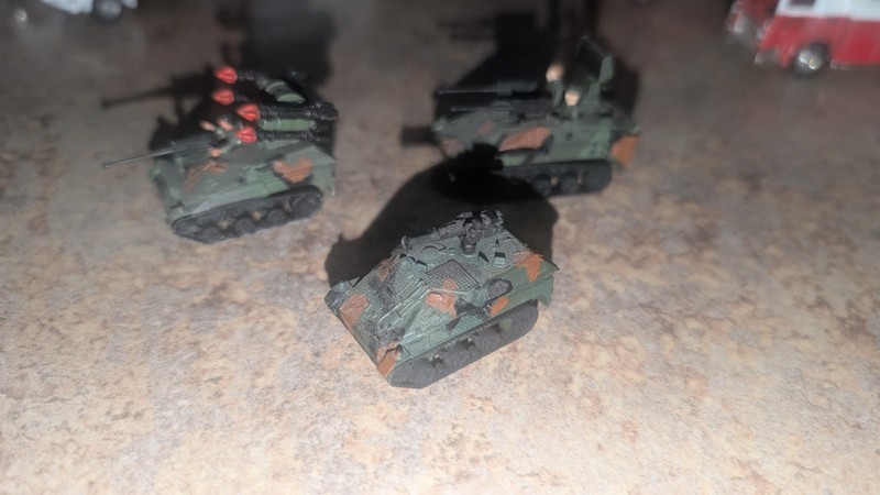 Roco Minitanks Weasel Mk Launcher Rare Lot Of 3 Modern British Allies 