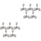 10 PCs -Waren -Anzeigeschilder Clips Halter platzieren Karten für die