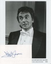 Dudley Moore- Signed Index Card