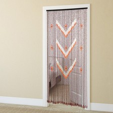 190 90 cm Bamboo Wood Beaded Curtain - 52 String Decorative Doorway Panel