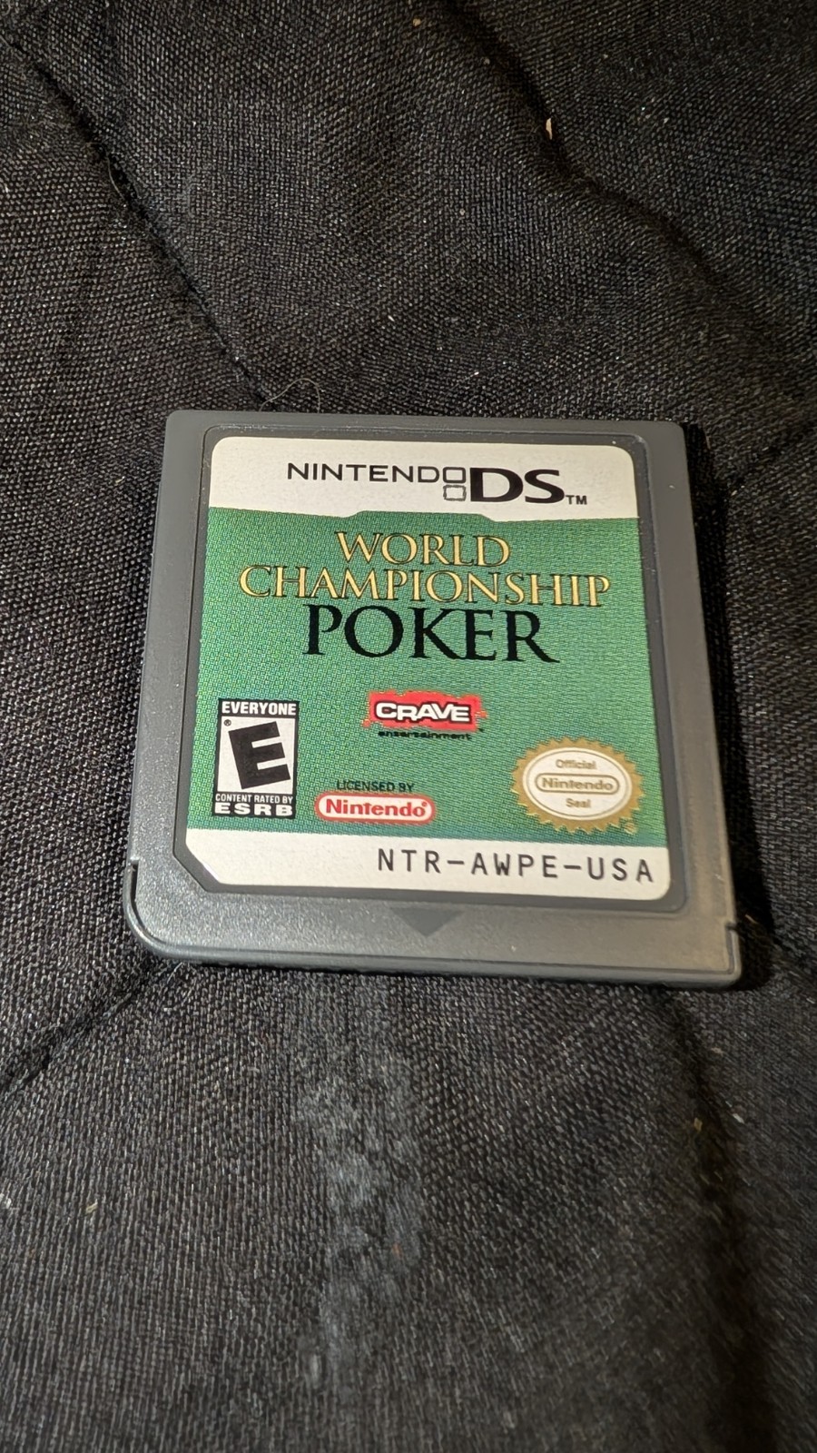 World Championship Poker Nintendo DS Cartridge Only Authentic