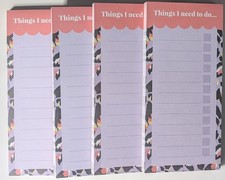 Eleanor Bowmer Magnetic To Do List Notepad 4 Pack New Fridge Planner