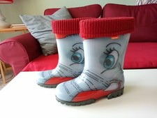 DEMAR Kinder Gummistiefel gefüttert Jungen M...