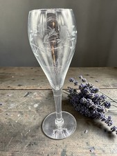 Princess House Heritage Crystal Etched Floral Champagne Flute — listing 5