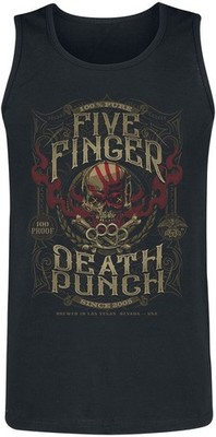 Five Finger Death Punch Tank-Top Herren 100 Proof schwarz Band-Merch, Bands
