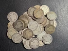 Lot of Fifty Three ($26.50 face) Mixed Date and Mint Marking Barber Half Dollars