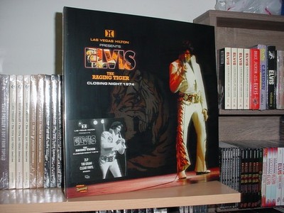 Elvis 2 LP Clear Vinyl: Las Vegas Hilton - THE RAGING TIGER CLOSING NIGHT (1974)