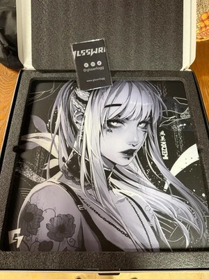 GLSSWRKS Dark Kazemi Limited Premium Gaming Mousepad, 500 x 500mm