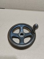 Vintage 5" Lathe Hand Wheel Handwheel Cast Iron 1/2" Bore