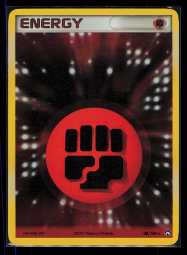 Pokemon Power Keepers Fighting Energy 108/108 Holo Rare LP