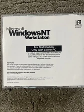 Microsoft Windows NT Workstation 4.0 1-2 Processor Edition 1985-1996 Vintage