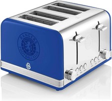 Image of Swan Rangers Toaster 4 Slice Retro ST19020RANN 1600W Defrost/Reheat/Cancel