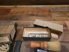 Vintage Barber Shop Lot Electric & Manual Clipper, Straight Razor & Brush  — photo 5