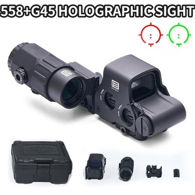 EOTECH Holographic Sights Red & Green Dot Sight 558+G45 5x Blcak