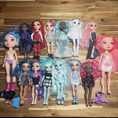 Huge Lot of 14 Rainbow High And Shadow High Fashion Dolls & Accessories 