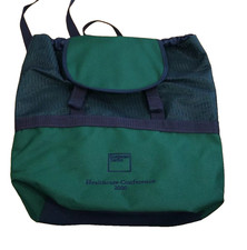 Goldman Sachs Banker Bag Scarborough Tweed Wall Street Back Pack Duffle Vintage