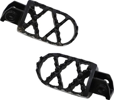 Moose Black SS Hybrid Footpeg Pair Husaberg FE450 08-13