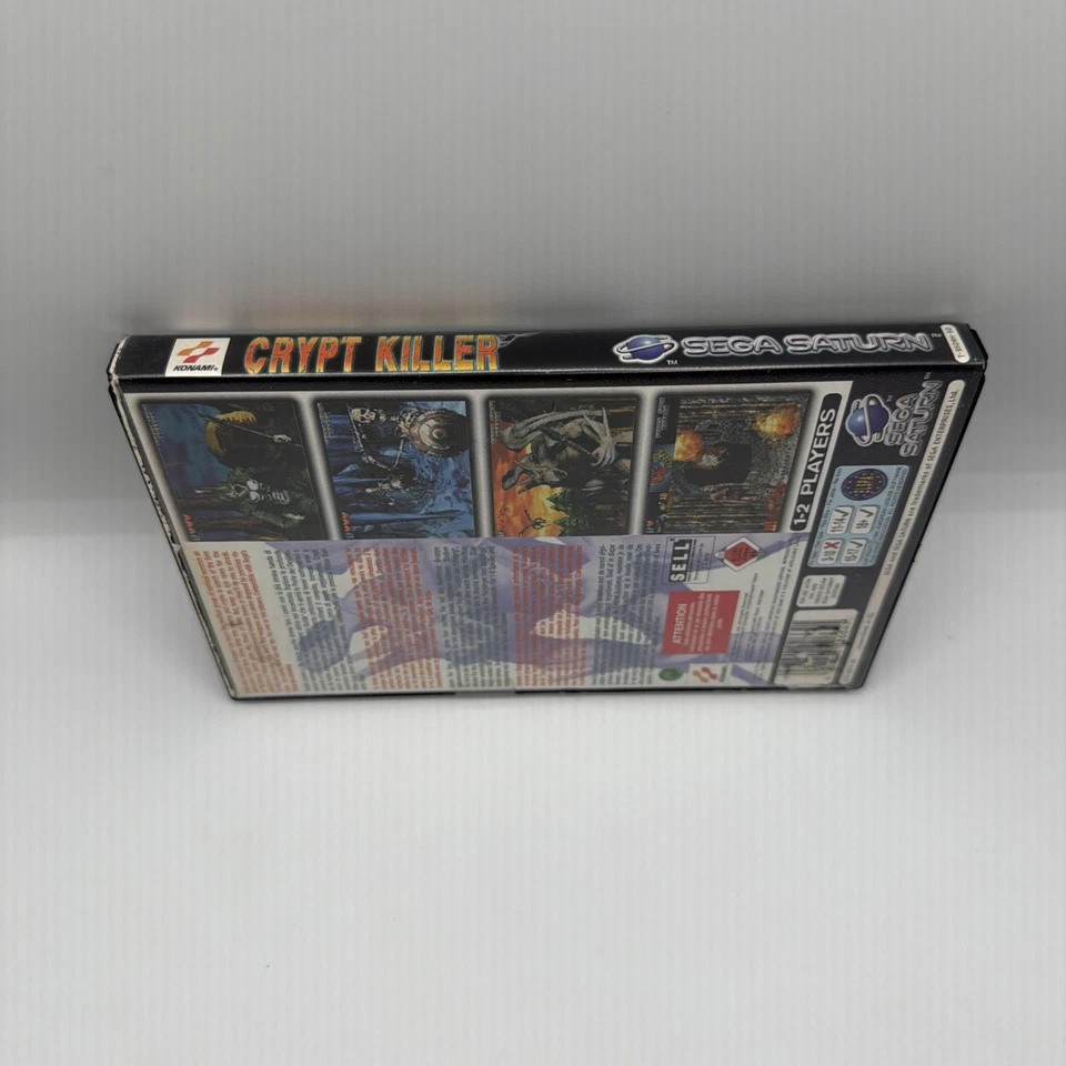 Crypt Killer - SEGA Saturn - Completo en caja - Pal - Vendedor de EE. UU. Foto 3 de 4