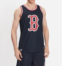 Boston Red Sox Tank Top MLB Men's Grafton 47 Brand Baseball Vest - New