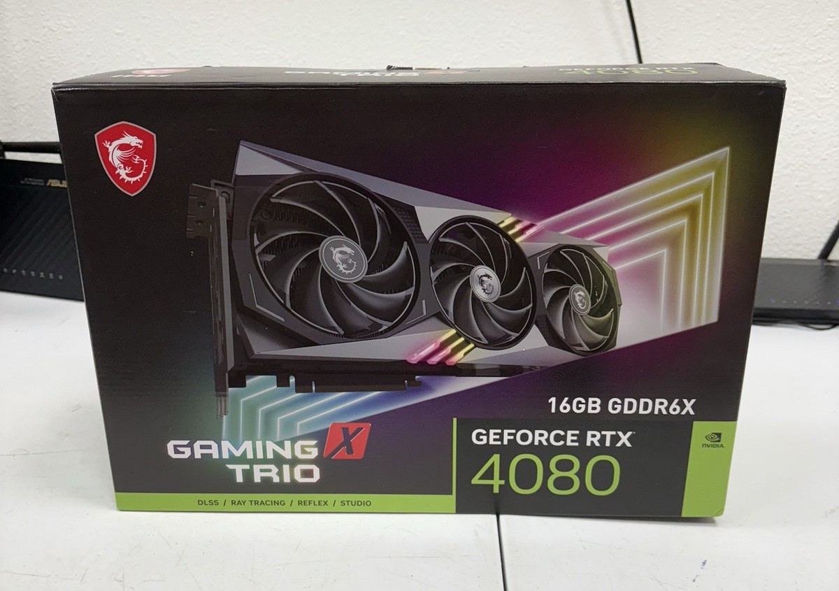 MSI GeForce RTX 4080 GAMING X TRIO 16GB GDDR6X Graphics Card