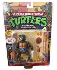 Playmates TMNT Leonardo With Storage Shell Action Figure 5” New