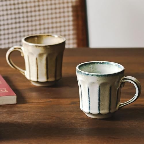 A pair of mugs recommended for coffee lovers. Diameter 8.8 x Height 9.1 cm 300 - Picture 2 of 2