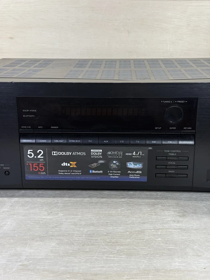 Onkyo TX-SR393 5.2-Channel A/V Receiver, 80W Per Channel at 8 Ohms #TXSR393 - Image 4 of 4