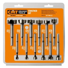 CMT 537.000.12 12-Piece Forstner Bit set, 10-12-14-15-16-18-20-22-25-26-30-35...