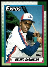 1990 Topps Delino DeShields Montreal Expos #224