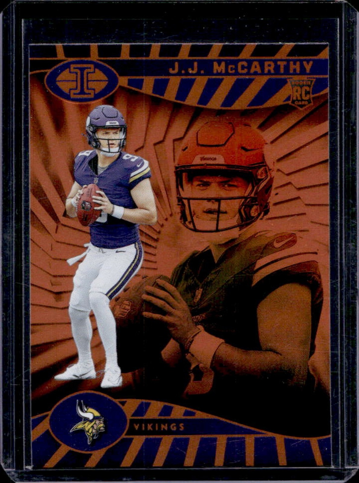 2024 Illusions JJ McCarthy RC Orange Trophy Collection #100 Vikings