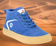 Airwalk  Boys Shoes Size 2 Crave Hi-top Sneakers Blue Skateboard Color Royal NEW